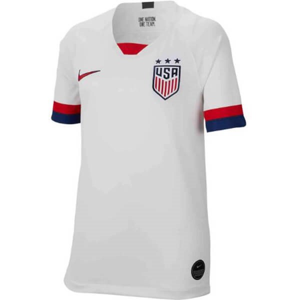 Tailandia Camiseta Estados Unidos Replica Primera Ropa 2019 Blanco